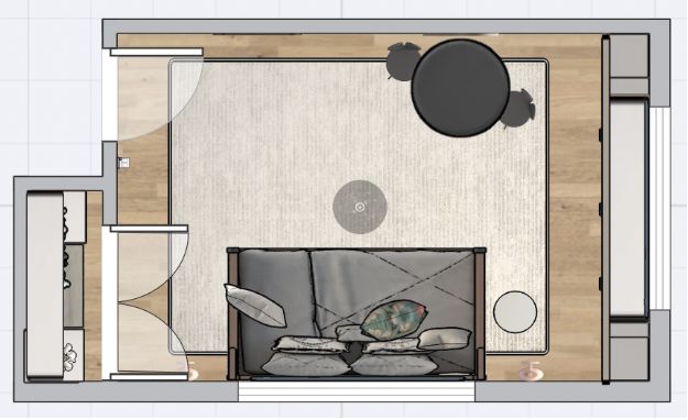 Kids garden bedroom floor plan